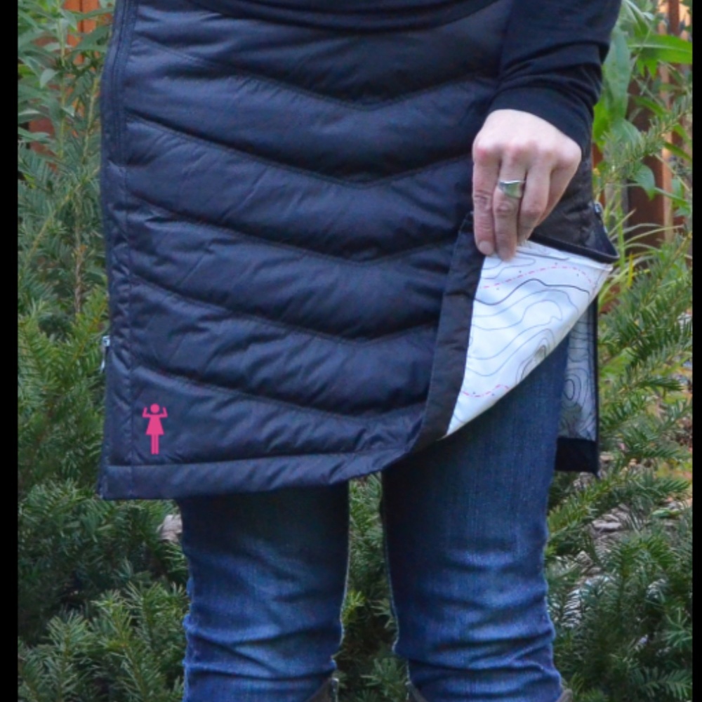 Down-insulated Winter Outdoor Skirt comfy warm cozy - XS